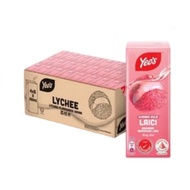 Yeos Lychee packet drinks 24X 250ml