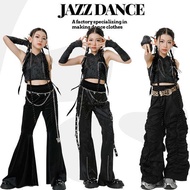 Trendy Cool Catwalk Performance Jazz Dance Costume Girls Trendy Cool Girl Group Playing Song Costume