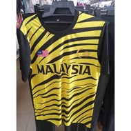 Jersi Malaysia  Harimau Malaya Dewasa M-XL Men's Malaysia Jersey Jersi Bola Malaysia T-Shirt Jersey