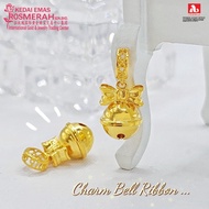 KEDAI EMAS ROSMERAH 916 Gold Charm Bell.