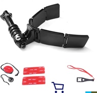 V Shape Helmet Chin Mount Holder for GoPro Hero 9 8 7 6 5 SJCAM Xiaomi EKEN Motorcycle Helmet Chin S