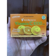 Sidomuncul Vitamin C 1000mg SWEET ORANGE Flavor (6 Sachets)