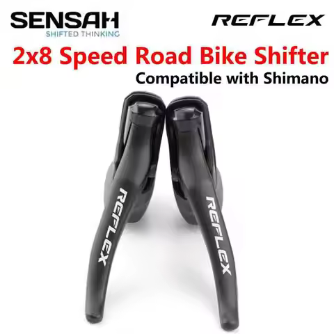 SENSAH REFLEX STI 2x8 Speed Road Bike Shifter Brake Lever Bicycle Derailleurs SHIMANO rear derailleu