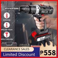 ◳ ☫ ◸ Cordless Drill Impact Hammer 2Speed  Electric Rechargeable 1200MAH  HandDrill Home Screwdrive