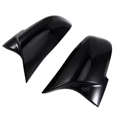 NEW HOT In Stock-Rearview Mirror Cover Cap Black 1 Pair For BMW Series 1 2 3 4 X M 220I 328I 420I F2