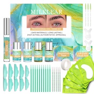 Lash Lift Kit and Eyebrow Lamination Kit Eyelash Perm Kit Lifting and Curling for Home DIY Long-Last