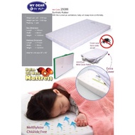 My Dear 25086 Synthetic Rubber Mattress 28" x 52"x 3" (130 x 70 x 7.6cm) FREE FITTED SHEET