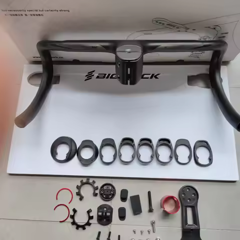 BIGROCK carbon fiber road handlebar gravel handlebar full internal routing handlebar 360/380/400/420