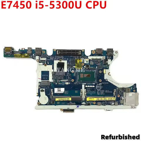 ZBU10 LA-A961P For Dell Latitude E7450 7450 Laptop Motherboard R1VJD 0R1VJD CN-0R1VJD 0TFVF9 0Y15C1 