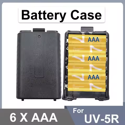 Baofeng UV-5R Battery Case Shell Extended AA Battery Housing BL-5 AAA batteries for UV-5R DM-5R UV-5