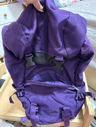 UNIQLO防潑水後背包運動款紫色