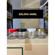 [100PCS] BORONG 400ML PLASTIC JAR/BALANG KUIH/BALANG KUEH/BALANG RAYA/CANISTER/BOTOL PLASTIK/CHOCO J