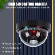 Dome Simulation Burglar Alarm Camera Fake Webcam Smart Indoor/outdoor Dummy Surveillance Camera Led 