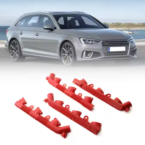 1 Pair Car Coil Wiring Harness Red Coil Wiring 06E971821F 06E971822D for Audi A4 A5 A6 A7 A8 Q5 Q7