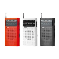 [YF] Portable Full AM FM Radio Pocket Weather Radio Compact Portable Walkman
