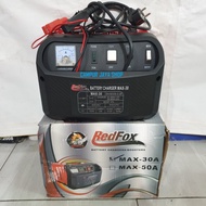 CHARGER CAS AKI REDFOX 30 AMPERE ACCU MOTOR MOBIL BATTERY BATERAI