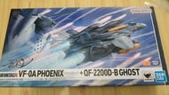 Bandai 1/100 Hi Metal R - VF-0A Phoenix + QF-2200D-B Ghost