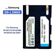 SB-LSM80 Long Lasting For Samsung VP-DC175 VP-DC565 VP-DC575 SC-D357 Camera Battery 1000mAh
