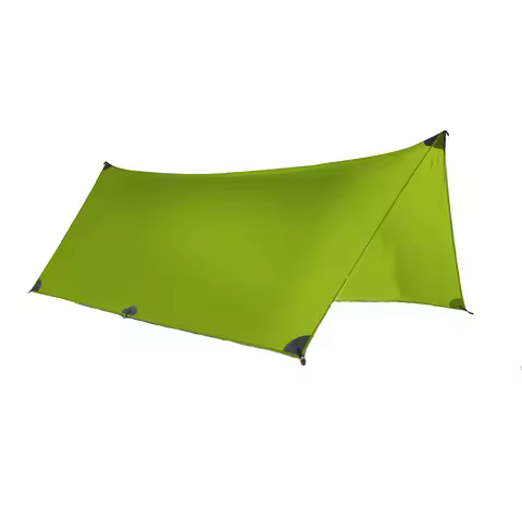 Ultralight Silnylon500 Grams Tarps 3.2m X 3.6m with 8 Tabs Double-Sided 20D Bushcraft Protarp Tarp B