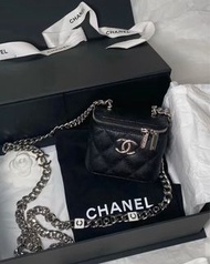 Chanel 22S 黑色琺瑯扣粗鏈盒子｜AP2718-B07966-94305｜全新正版正貨
