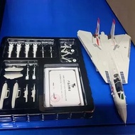F14A รุ่น Miniature Military Fighter Plane Model Toy Cat Man Gift Alloy Simulation Collectible ของเล