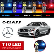 【MERCEDES】C Class Front Small Headlight 1PC T10/W5W 10LED Bulb Side Door Car Boot License Plate Ligh