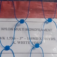 jaring ikan gillnet 3 inch milenium momoi 6 ply 140/100 yards asli