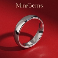 MiniGems แหวน เงินแท้ 92.5 เพชรสวิส(CZ) แหวนคู่ แหวนแต่งงาน แหวนผู้หญิง แหวนผู้ชาย 07418