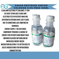 SAHAR DEXTROSE SODIUM CHLORIDE 0.9% PNSS 100ML