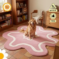 TUFTARUGS amoeba pink carpet 200cm