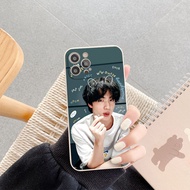 Kpop Seokjin square edge iphone case 6 7 8 plus x xr xs 11 12 13 14 pro max - e6888