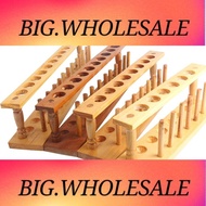 S1L*Wooden 6/8/10/12 Holes Laboratory Instrument Test Tube Support Rack Stand Shelf