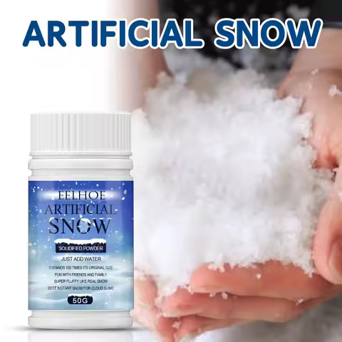 Artificial Snow - Snowscape Window Dressing for Winter Christmas Atmosphere, Indoor Shooting Fake Sn