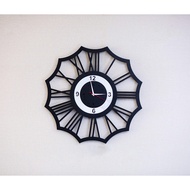 Đồng Hồ Gỗ treo tường CNC laser công nghệ hiện đại (60cm) Góc Nhà Gỗ