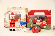 木製聖誕名片座 手機架 - 雪人萬用擺飾