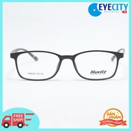 Korean fashion eyeglass frames HUVITZ matte black plastic HK6039 - C2