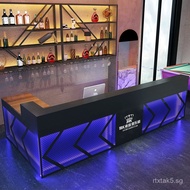 Bar Counter Restaurant Retro Industrial Style Corner Iron Art Bar Counter BBQ Restaurant Billiard Ha