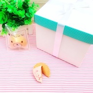 情人 生日禮物 客製化幸運籤餅 草莓巧克力繽粉愛心造型18入禮盒