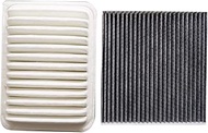 Yurefax Engine Cabin Air Filter, for Toyota, for Corolla, E140 E170 2009-2019 1.8L 2ZR-FE 2ZR-FAE Ca