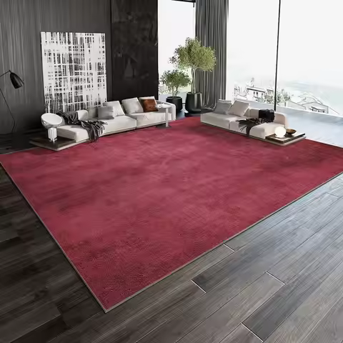 VIKAMA Modern Light Luxury Crystal Pile Carpet Dirt Resistant Machine Washable Lounge Carpet Living 