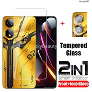 ZTE nubia Neo 2 2024 Screen Protector 2in1 Full Cover Clear Tempered Glass For Neo2 5G nubiaNeo Prot