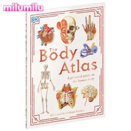Milu The Body สารานุกรม Atlas DK วิทยาศาสตร์เป็นที่นิยมหนังสือภาษาอังกฤษดั้งเดิม