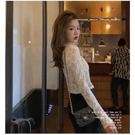 BLOUSE 1860 3M THREE M TM JEANNY BUSTIER CROP TOP PREMIUM KOREA KOREAN FASHION IMPORT BEST SELLING A