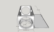 box speaker 2,5 inch pasif 75mm dengan PxLxT 17x8x8 cm 3M4RZ3 new