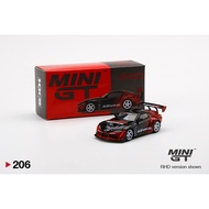 Mini GT MGT00206 206 HKS ADVAN GR Supra HKS ADVAN 2000 Tokyo Auto Salon Diecast Scale Model Car