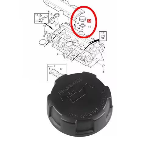 8692888 3547599 Engine Oil Filler Cover Lid Ca Filler Cap For Volvo 780 850 940 960 C70 S80 S90 V40 