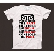 Who Controls The Past T Shirt 565 Big Brother 1984 George Orwell Ratm Testify