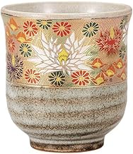 Nakamaru K9-712 Kyudani Ware Tea Cup with Real Gold Flower