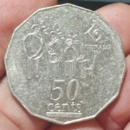A 2280 Koin Kuno Australia 50 Cents Tahun 1994 Kondisi Sesuai Gambar