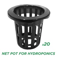 20pcs 2inch Netpot high quality hydroponic aquaponic net pot mesh pot net cup